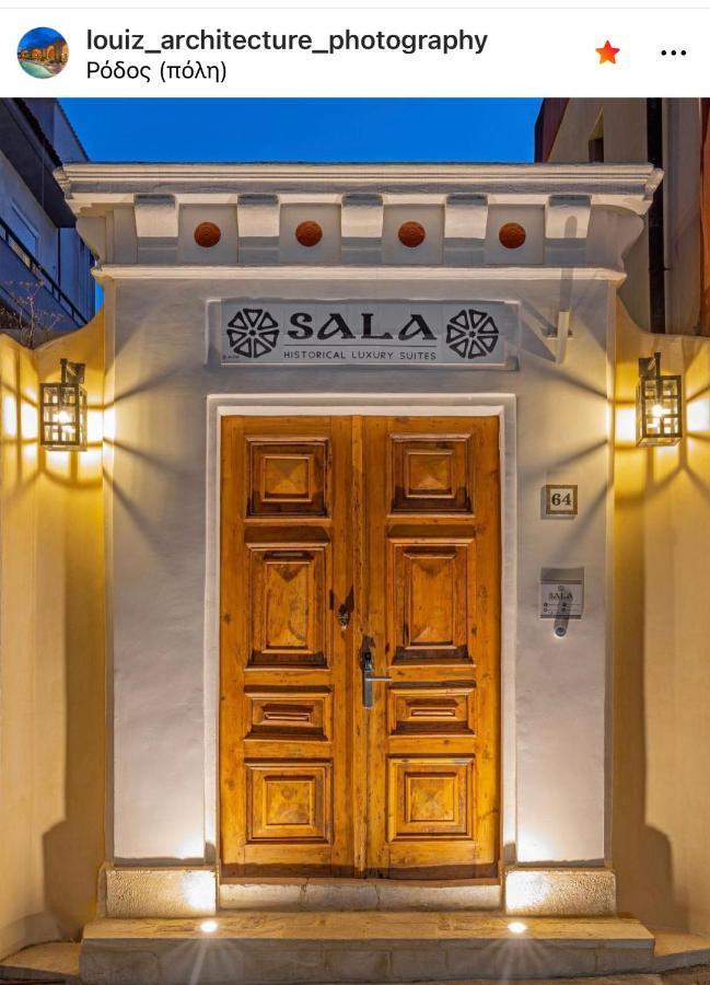 Sala Historical Luxury Suites Rhodes City Exterior foto